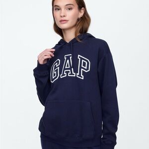 2 PIECE GAP Factory navy 2 Piece SWEATSUIT size small sweatpants sweatshirt navy